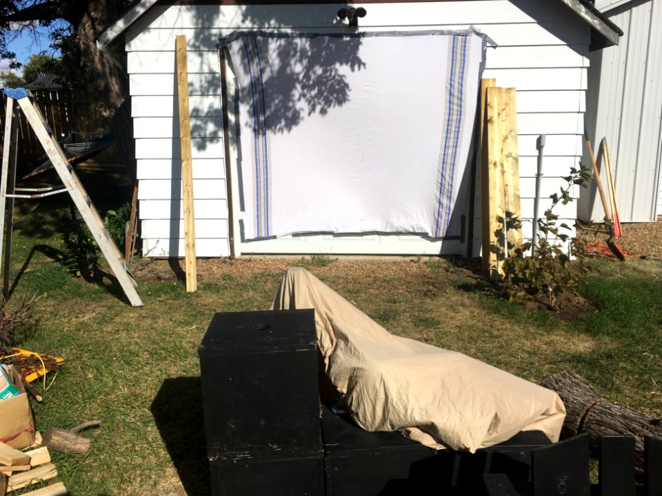 Setting Up The Yard...
