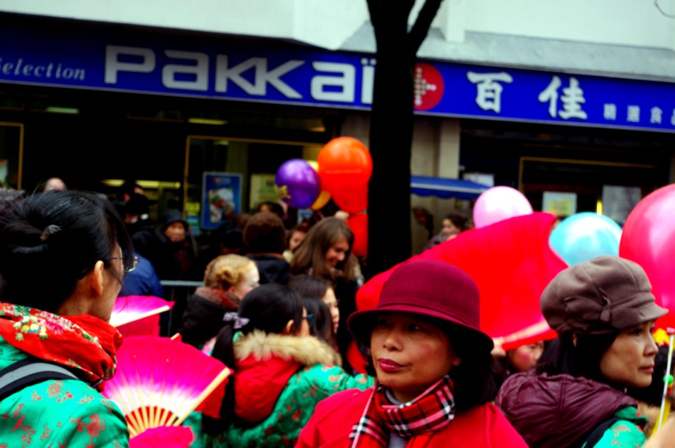 spectateur au nouvel an chinois