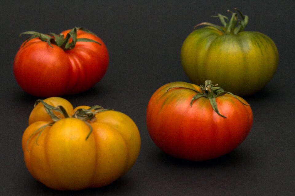 Macro tomatoes datailaufnahme