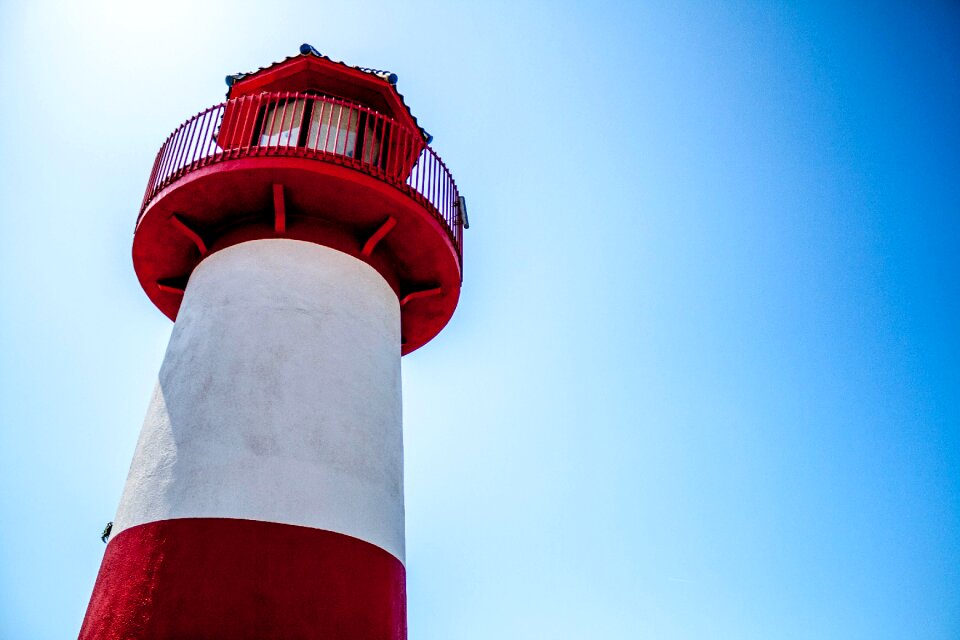 Lighthouse red white