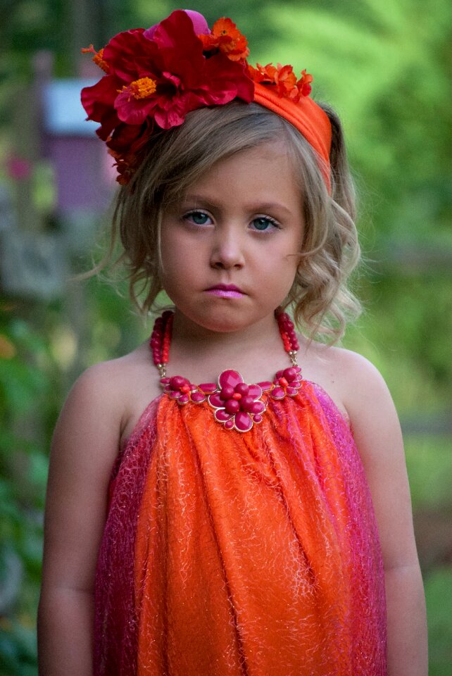 Expression young female