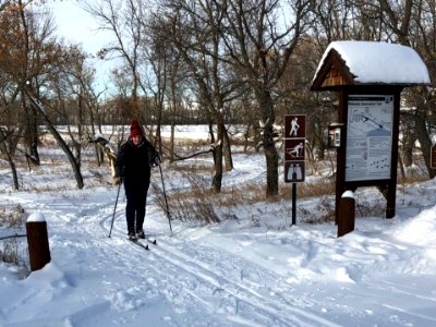 Cross country ski trailhead
