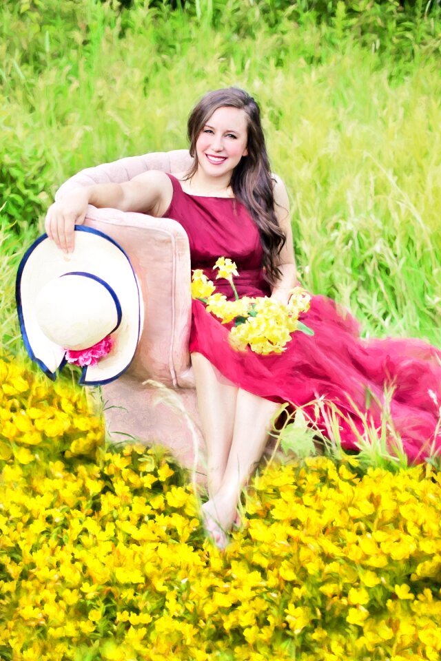 Field female woman
