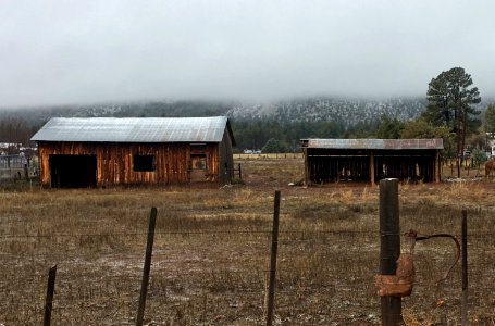 Clouded Mountain over Pine, AZ photo