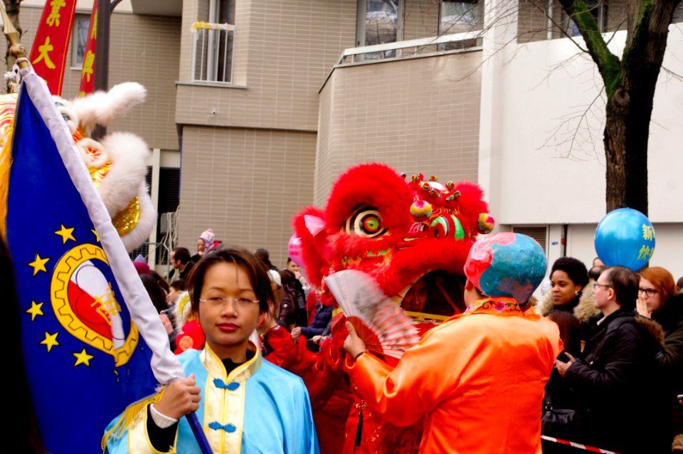 tigre chinois au nouvel an