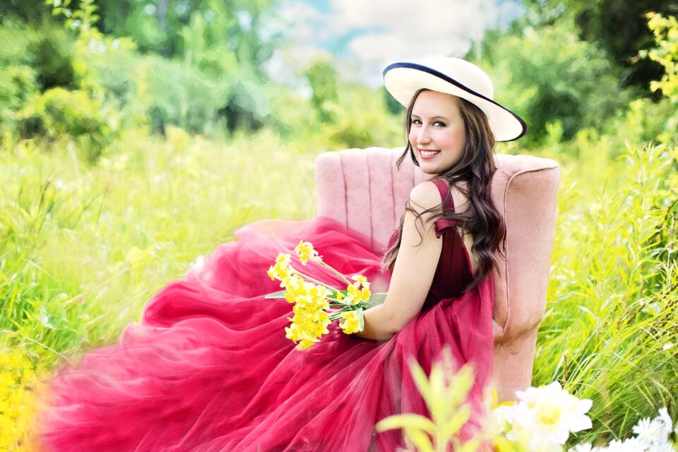 Field female woman