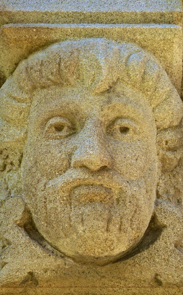 Carving ancient relief