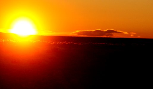 Winter sunset over the sage steppe at Seedskadee National Wildlife Refuge