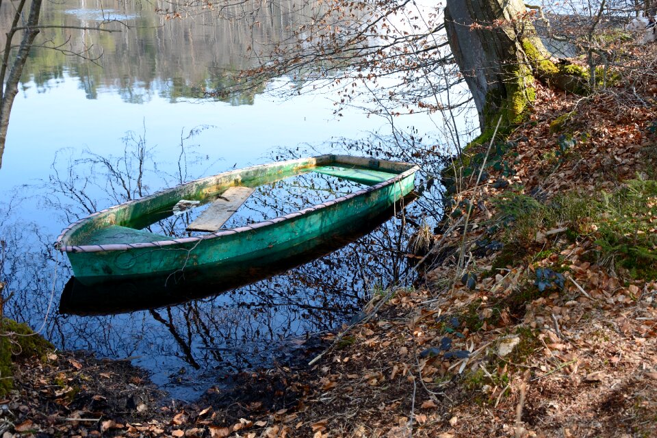 Rowing boat kahn old