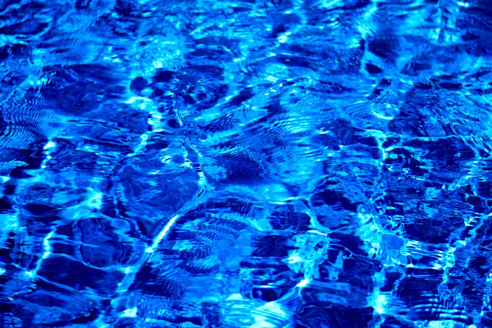 Swimming surface transparent
