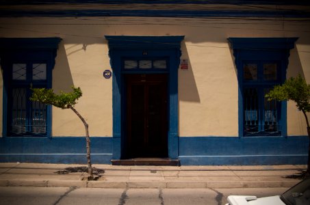 the blue house