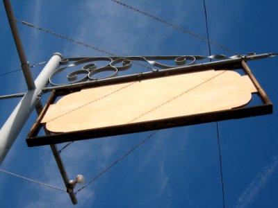 Sign and Wires
