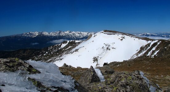 Panorama winter view