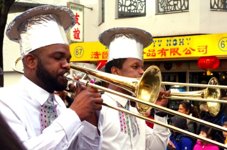 tromboniste parade nouvel an
