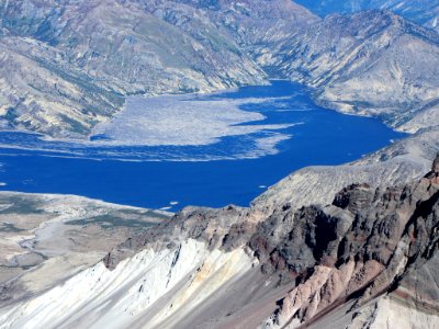 Spirit Lake at Mt. St. Helens in Washington photo