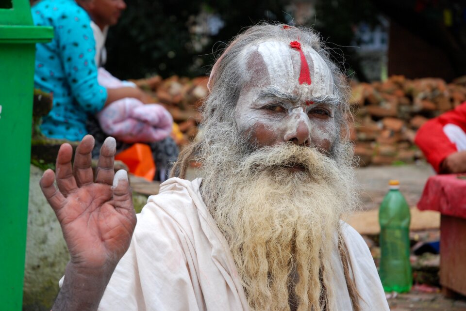 Old man traditional beard