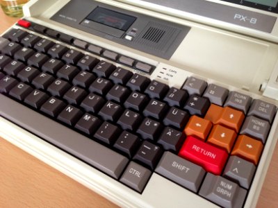 Epson PX-8 keyboard photo