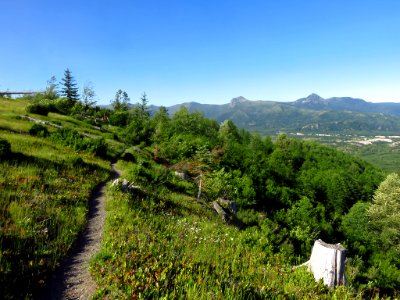 Coldwater Lake Trail at Mt. St. Helens NM in Washington photo