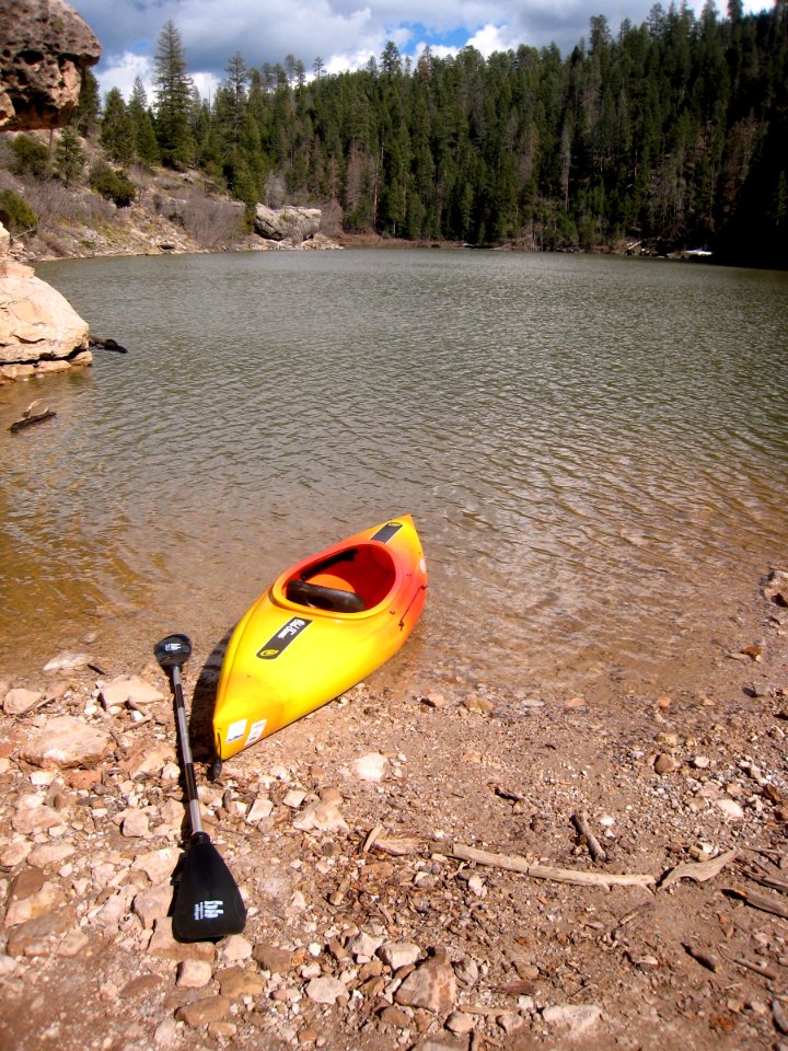 Entering Blue Ridge Reservoir