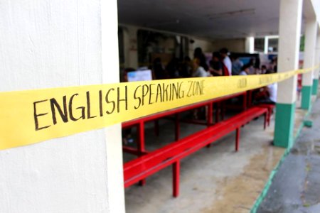 English Speaking Zone photo