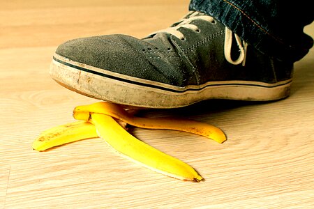 Hardwood floors danger slip