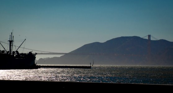 Golden Gate Silhouette