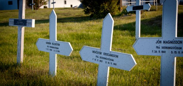 Graves at Reykhólar photo