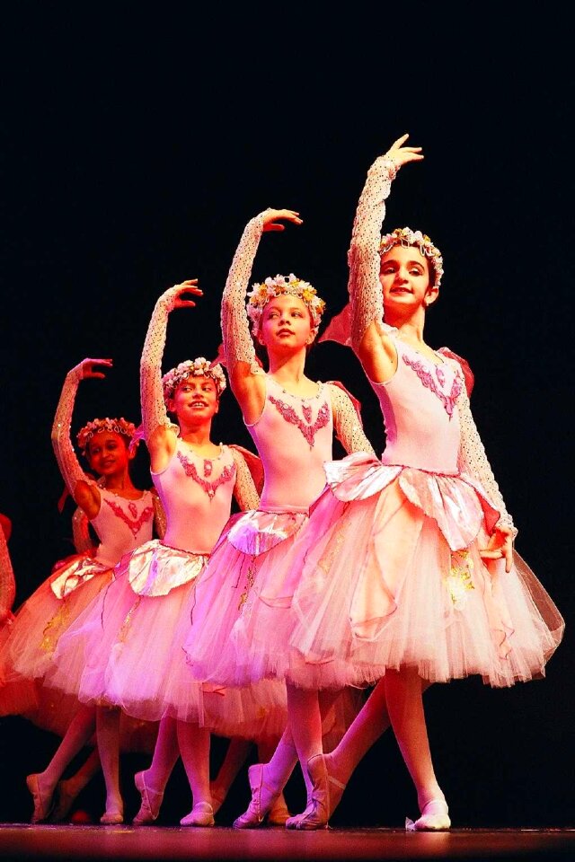 Girls practice young