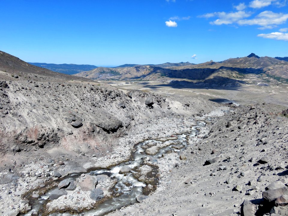 Loowit Creek at Mt. St. Helens NM in WA