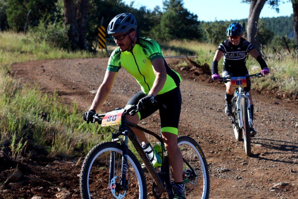 2017 Fire on the Rim Bike Race (Racer 80, Racer 81)