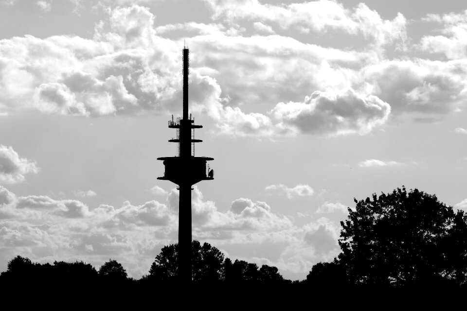 Tower building spire
