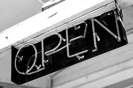 Open But Not Lit Up
