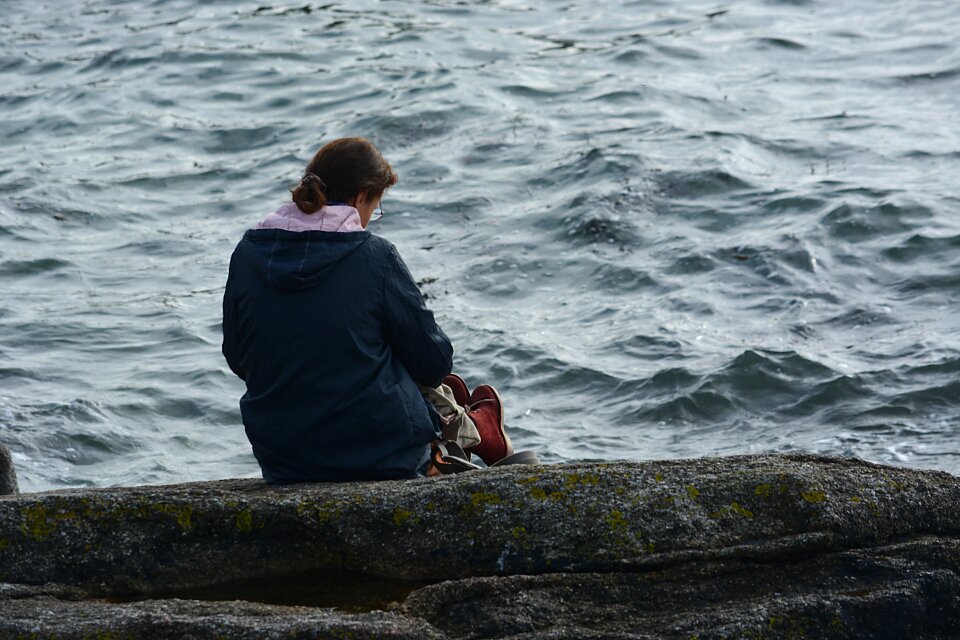 Sea meditation water