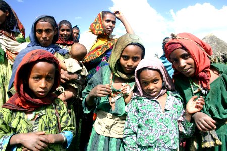 Local People, Simien Mountains National Park, Ethiopian Highlands photo