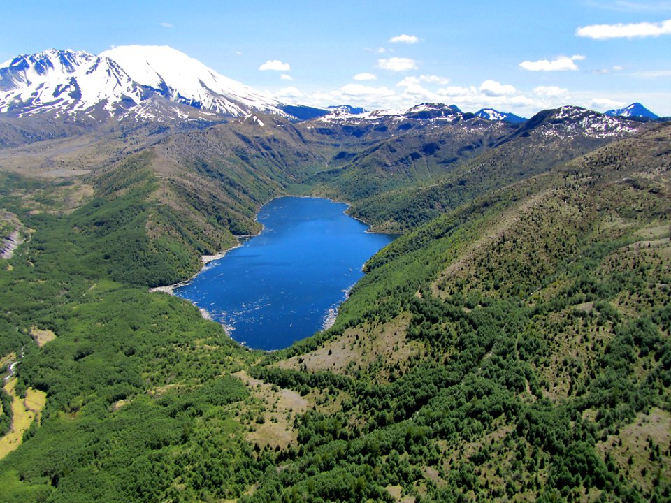 Castle Lake at Mt. St. Helens in Washington