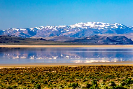 Smoke Creek Desert playa flooded, NV
