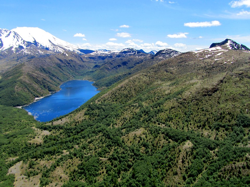 Castle Lake at Mt. St. Helens in Washington