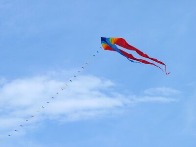 Sky flying blue