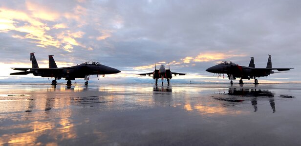 F-15 strike eagles airplanes photo