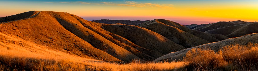 Sunrise in Panoche Hills