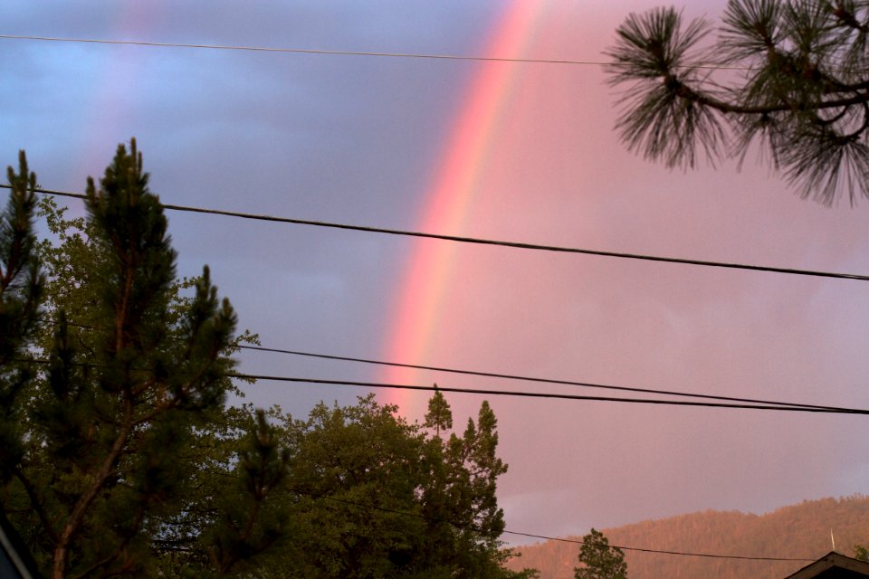 Colors Behind the Power Lines