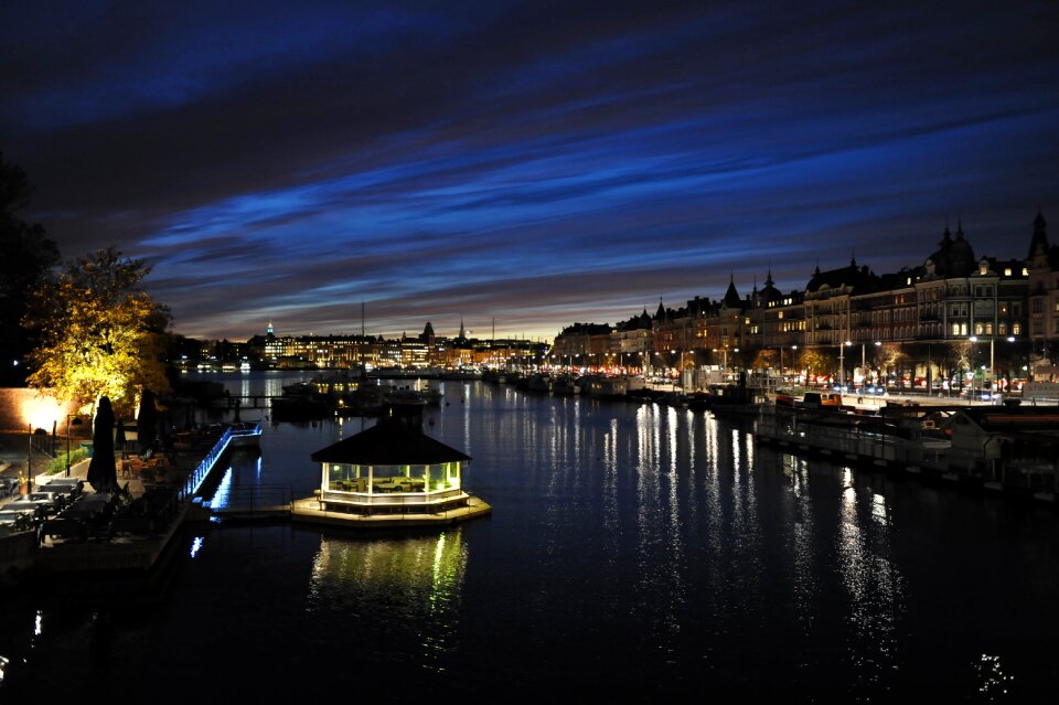 Water evening stockholm