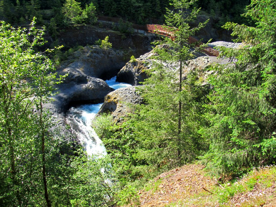 Lava Canyon Trail at Mt. St. Helens NM in WA