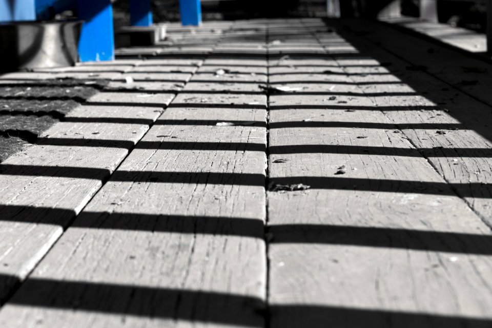 Blue Chair on a Winter's Day