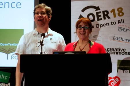David and Vivien Start the Second Dat of OER18
