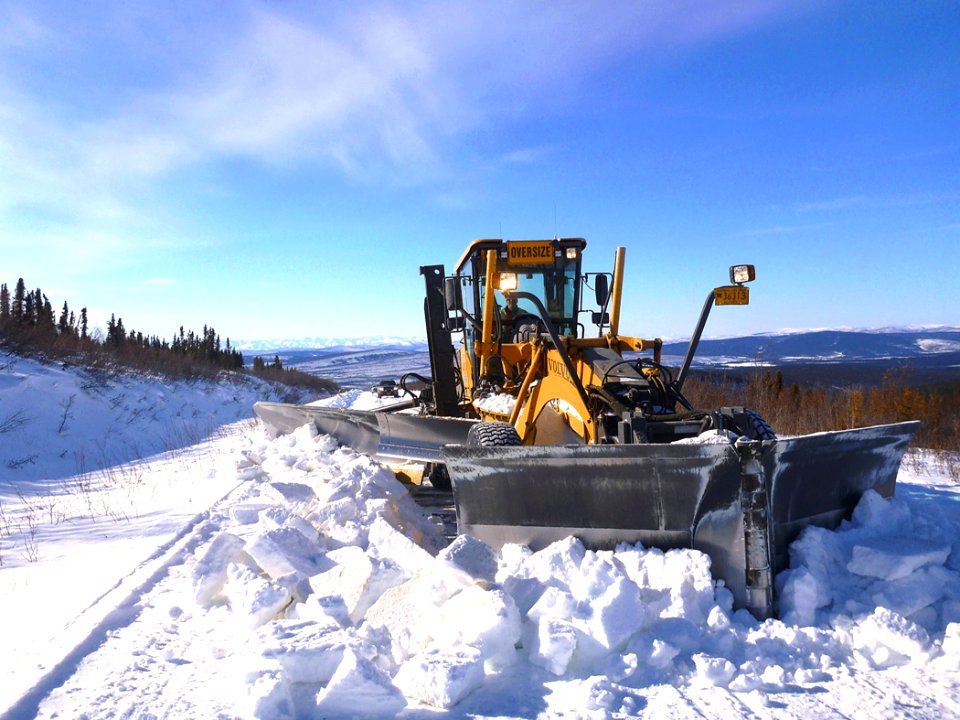 Opening the Taylor Hwy (Courtesy of Alaska DOT & PF staff)
