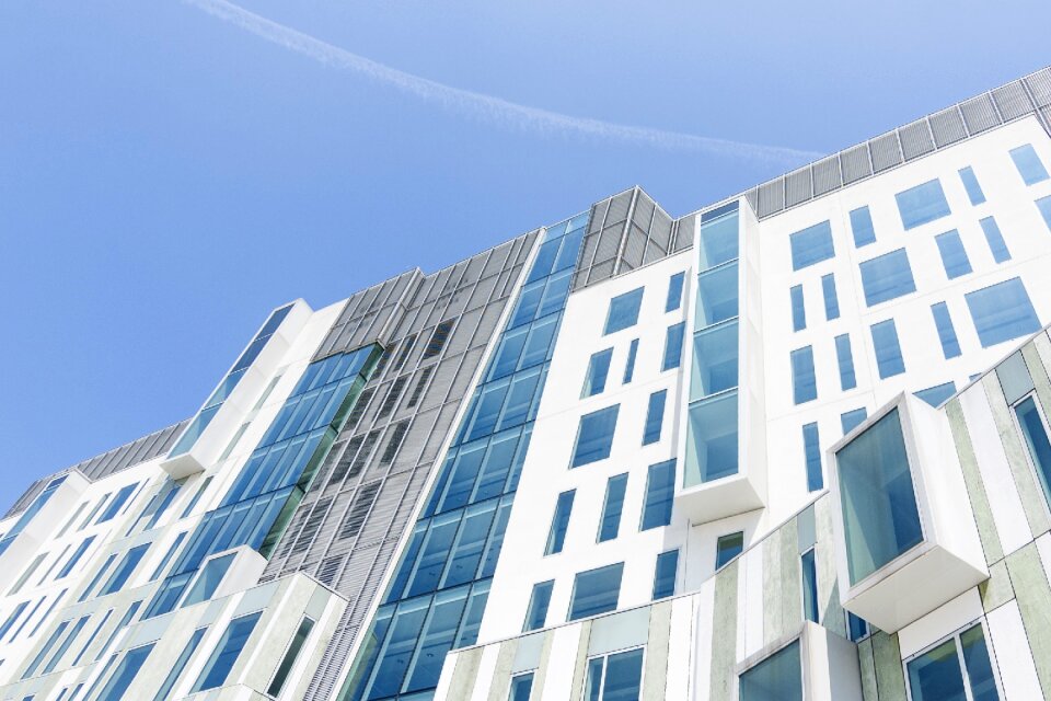 Looking up modern architecture business