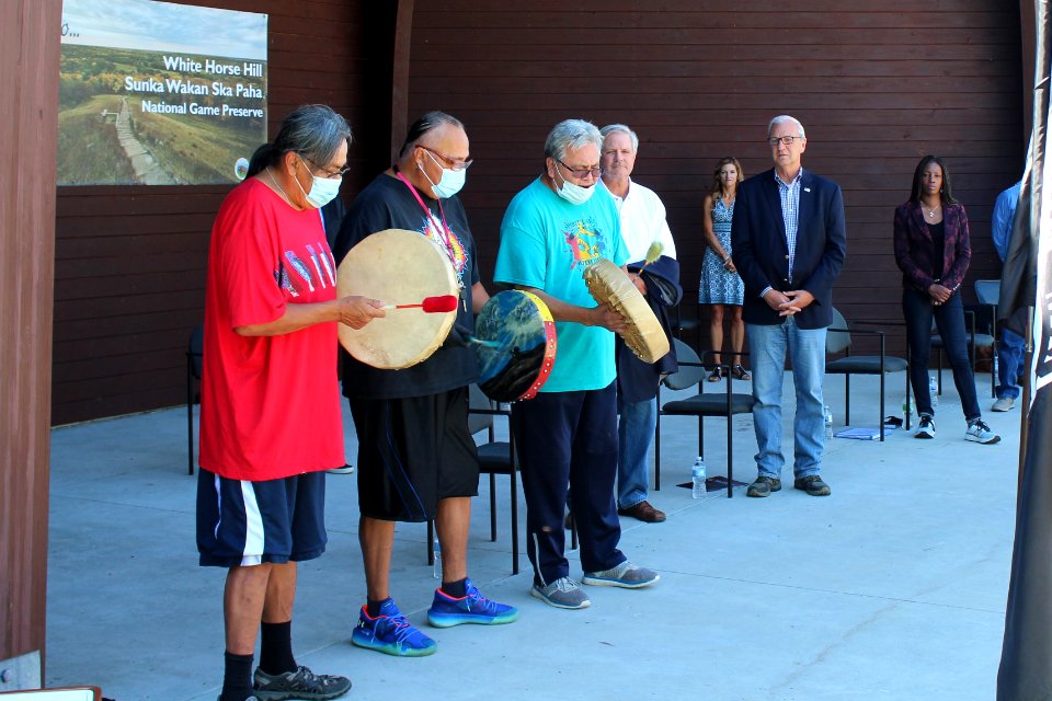 Renaming celebration at White Horse Hill National Game Preserve
