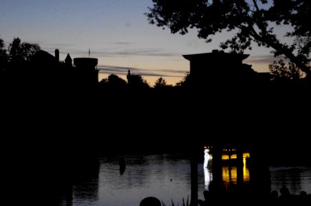 coucher de soleil au puy du fou photo