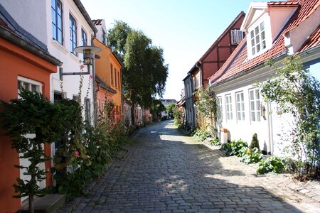 Little street footpath summer